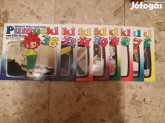 Német nyelvű bakelit lemezek Pumukli