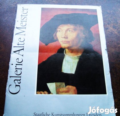 Német nyelvű kiadvány Drezdából,a képtár gyűjteményéről