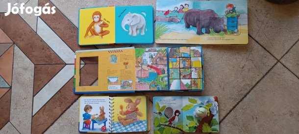 Német nyelvű mesekönyvek, mesekockával egyben eladók!