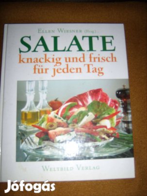 Német nyelvű salátáskönyv gyönyörű fotókkal