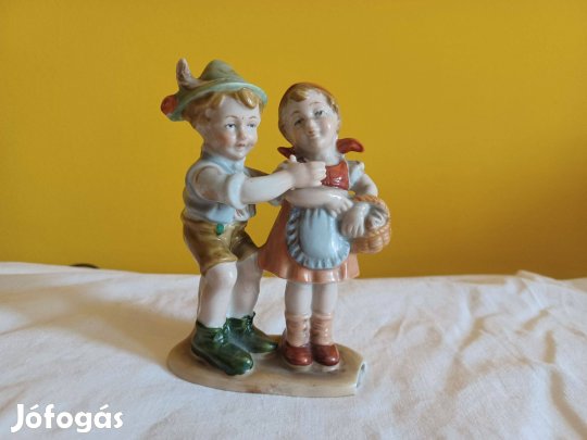 Német porcelán, Bertram gyermekpár / Jancsi és Juliska figura
