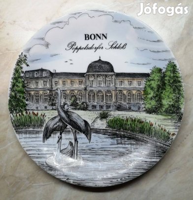 Német porcelán dísztányér (fali tányér) - Bonn
