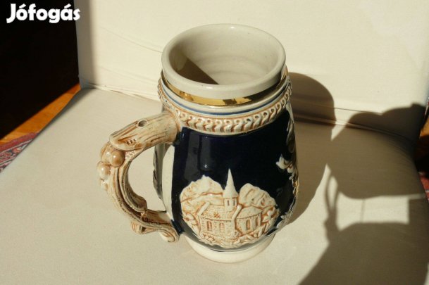 Német porcelán korsó