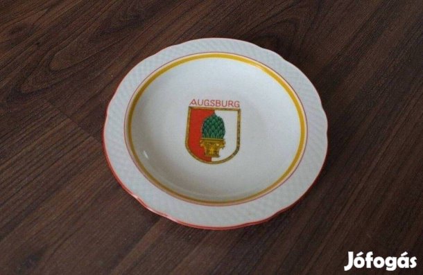 Német porcelán tányér Augsburg