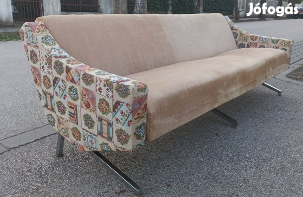Német retro kanapé kinyitható