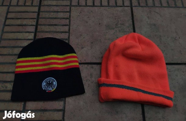 Német sapka láthatósági sapka munkás télisapka 2db