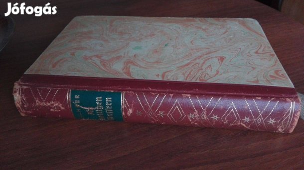 Német vallási "Szent Vizeken" gótbetűs könyv régi ritka db