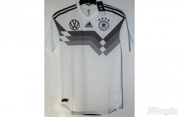 Német válogatott 2018-as VB eredeti fehér adidas mez (több méret)