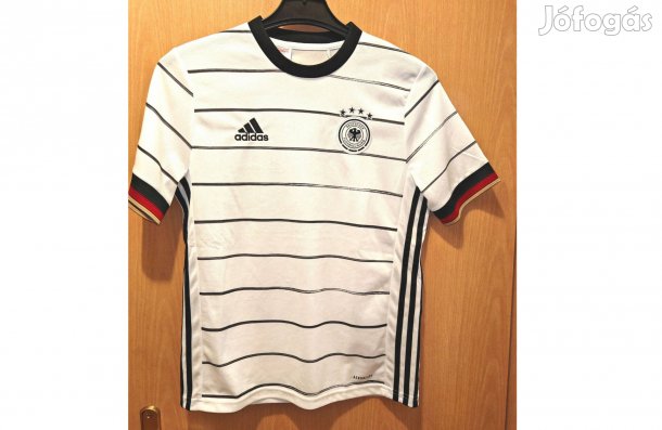 Német válogatott eredeti adidas 2019-20-as fehér gyerek mez (164)