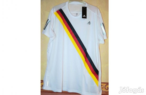 Német válogatott eredeti adidas fehér aeroready mez póló (L)