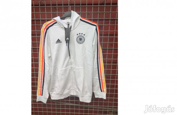 Német válogatott eredeti fehér adidas kapucnis felső (M)