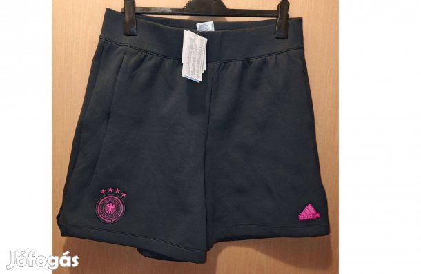 Német válogatott eredeti fekete adidas rövid mackó nadrág