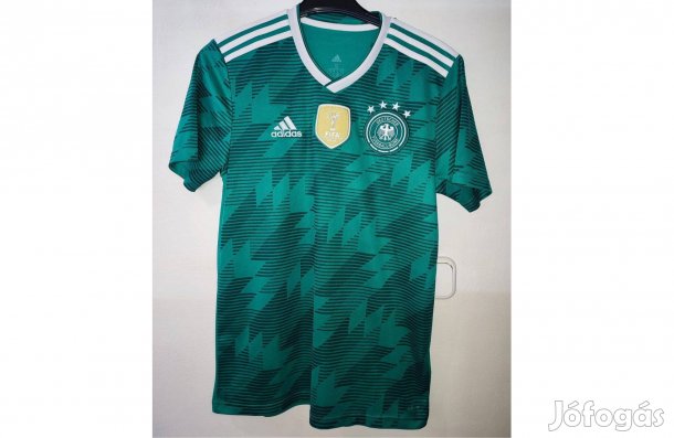 Német válogatott eredeti zöld adidas 2018-19 mez (S-es)