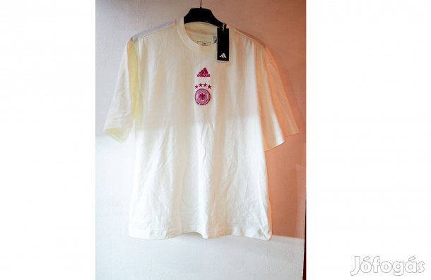 Német válogatott fehér eredeti adidas női póló (S/M)