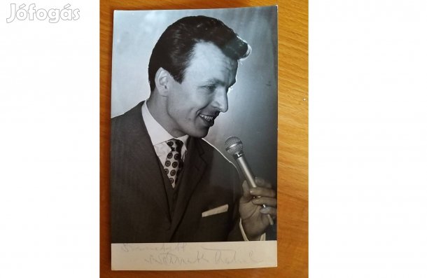 Németh Lehel táncdalénekes dedikált fotó