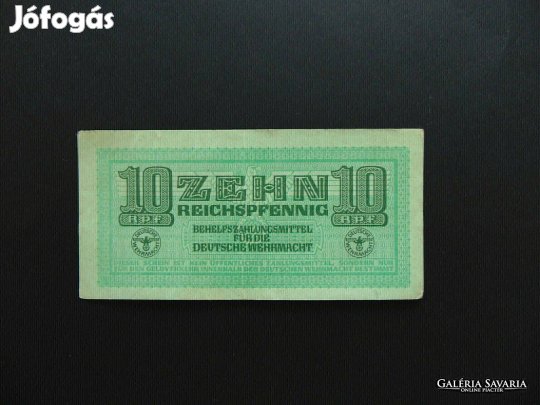 Németország 10 reichspfennig bankjegy 1944 01