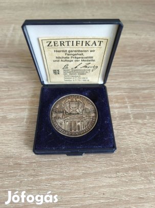 Németország újraegyesítése 1990 emlékérme ezüstözött