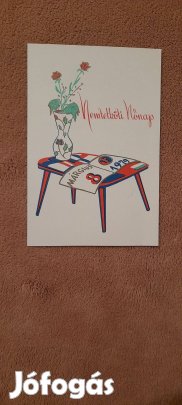 Nemzetközi Nőnap 1979 képeslap