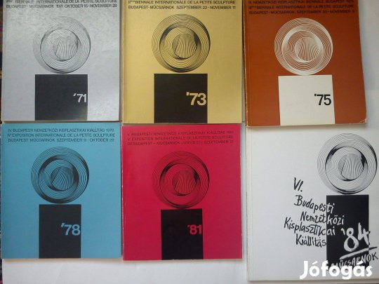 Nemzetközi kisplasztikai kiállítás katalógusok