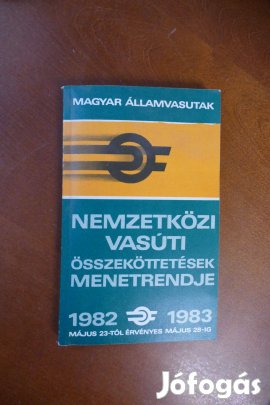 Nemzetközi vasúti összeköttetések menetrendje 1982-1983