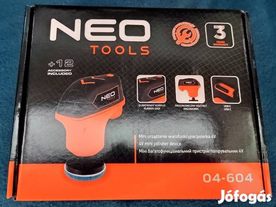 Neo Tools akkumulátoros mini multifunkciós polírozó gép