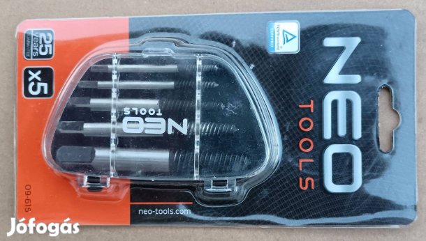 Neo Törtcsavar Kihajtó Készlet 5 részes 3-18mm, Neo 09-615