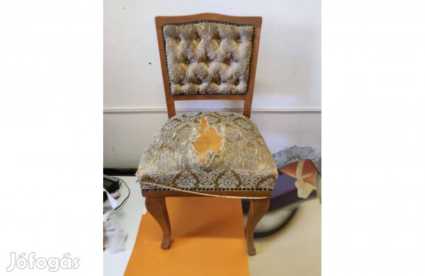 Neobarok kecskelábú szék eladó