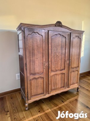 Neobarokk 3 ajtós ruhás szekrény, gardrób