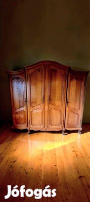 Neobarokk 4 ajtós ruhás szekrény, gardrób 10