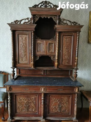 Neobarokk antik Tálaló