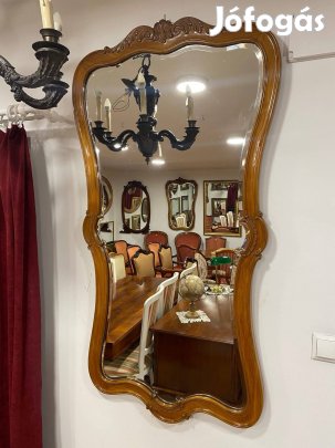 Neobarokk faragott nagyméretű tükör