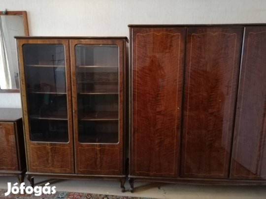 Neobarokk intarziás Ruhásszekrény 