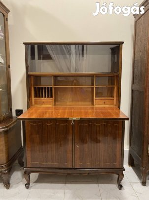 Neobarokk intarziás írószekreter