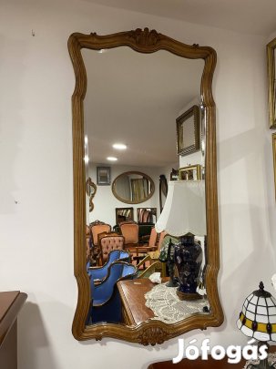 Neobarokk nagyméretű csiszolt üveges tükör