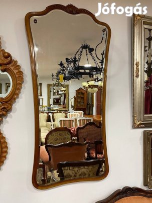 Neobarokk nagyméretű csiszolt üveges tükör