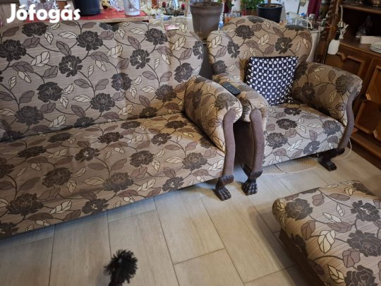 Neobarokk oroszlánkörmös űlőgarnitúra eladó