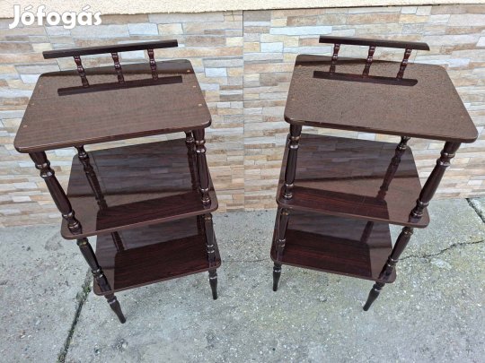 Neobarokk stílusú asztal, állópolc