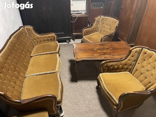 Neobarokk ülőgarnitúra és szekrények