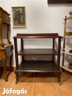 Neobarokk zsúrkocsi levehető tálcávsl