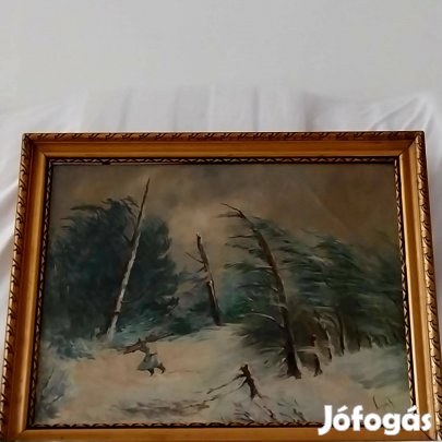Neogrády Antal(1861-1942):Téli erdőben