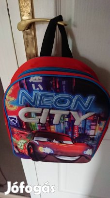 Neon City 3D -s egyterű hátitáska kisfiúknak eladó