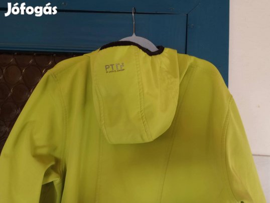 Neon Zöld Dzseki XXL Kapucnis Prémium Tech