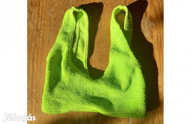 Neonzöld elasztikus melltartó méret és márka nélkül