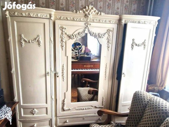 Neorokokó /neobarokk stílusú hálószoba bútor egyben