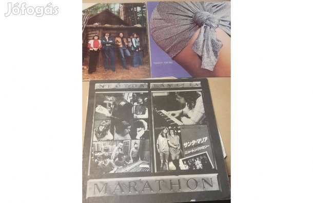 Neoton bakelit lemez, 3 db egyben