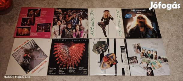 Neoton família 8db bakelit lemez