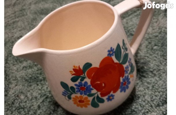 Népi cserépedény, korsó nagyon szép állapotban