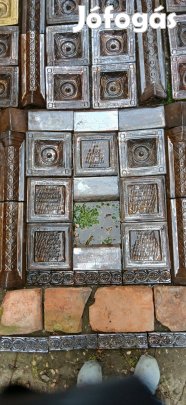 Népi jellegű kályhacsempe - ősmagyar gondolatkörben