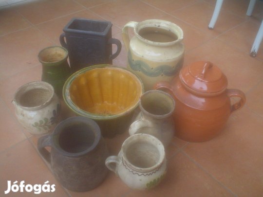 Népi kerámiák egyben eladók