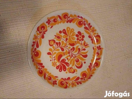 Népi mintás Alföldi porcelán tányér
